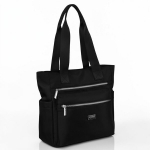 Naiste shopper-kott A4-formaadile Peterson, must