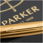 Parker Jotteri must pliiats, 24k kuld, graveeritud korpusega