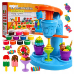 M&auml;nguvaha plastiliin pastamasin vormid j&auml;&auml;tis kommid komplekt lastele 46 osa click4toys