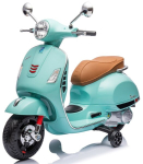 Laste s&otilde;iduk Vespa akuroller elektriline mootorratas MAXI t&uuml;rkiissinine Sun Baby