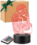 Led 3d lamp Sukuna Jujutsu Kaisen Anime nimega