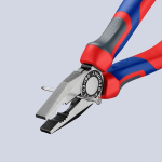 Knipex universaaltangid 180 mm, tugeva traadi jaoks, Pro k&auml;epidemed