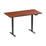 K&otilde;rguse reguleerimisega laud Up Up Bjorn II, 120x60x59 cm, pruun/must