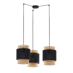 TK Lighting rippvalgusti Boho Black 6549