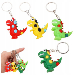 4 x Brelok dinosaurusega lastele - v&otilde;tmete jaoks, seljakott