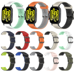 22 mm hingav silikoonist kellarihm, džungliroheline/must, Redmi Watch 5 jaoks