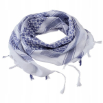 Brandit Arafatka Bandana Sall 100x100 cm Sinine Valge