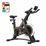 Velotrenaž&ouml;&ouml;r JASPORT A3, 7,5 kg hooratas, LED, Kinomap, Zwift, kuni 120 kg