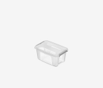 PrimeStore kaanega hoiukast, 28x19x13,5 cm, 4,5 l, l&auml;bipaistev