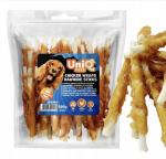 UniQ Pets veiselihapulk &uuml;mber keeratud kanaga, 0,5 kg