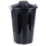 Plastist pr&uuml;gikorv must 40 l, &Scaron;iuk&scaron;liadėžė plastikinis juoda 40 l