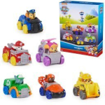 Paw Patrol komplekt 6 autoga s&otilde;idukid koos figuuridega Pup Squad Racers, uniwersalny
