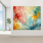 Abstraktne Kunst Fototaustakangas Pol&uuml;ester Pickify, 130.05cm x 149.86cm