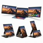 Monitor S6 must kahekordne kaasaskantav lisamonitor s&uuml;learvutile