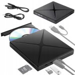 Optiline seade Kaasaskantav cd/dvd v&auml;line usb kirjutaja cd-m&auml;ngija s&uuml;learvutile