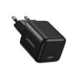 Ugreen 30w Gan Mini laadija Usb-c Pd 3.0 Qc 4.0 must