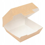 Termo burgerikarp 13 x 12,5 x 6,2 cm, 50 tk., Terminė mėsainių dėžutė 13 x 12,5 x 6,2 cm, 50 vnt.