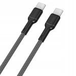 Dudao L9c Max Usb-c kuni Usb-c kaabel 240w Pd, 1.2m, must