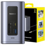 Baseus Nomos Air 12w1 jaam: 4k Hdmi, 100w Pd, 10gb/s