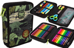 Coolpack Jumper Xl pliiatsikott dinosauruste ja tarvikutega