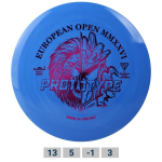 Kettagolfi ketas Distance Driver S-Line Swirl DD4 European Open 2026 Fundraiser sinine/ valge