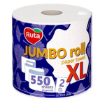 Paberr&auml;tikud Ruta Jumbo XL, 2-kihilised valged, 1 rull