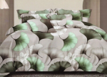 Eurofirany kahepoolne puuvillsatiinist voodipesukomplekt SBA-207, 200x220 cm, 3-osaline