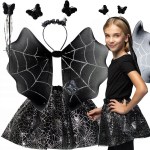Halloweeni kost&uuml;&uuml;m Rivex K511, 4 osa, must