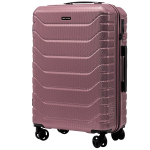 Keskmise Suurusega Kohver Wings Crake 24" Rose Gold, pol&uuml;karbonaat, TSA lukk, premium klass