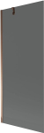 Mexen Next 1-tiivaline vannisein 70 x 150 cm, grafiit, roosa kuld - 895-070-000-00-40-60