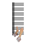 Must redeliga vannitoa radiaator 140x50 cm kaasaegne radiaator Granitan Milo