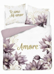 Hollandi voodipesukomplekt 160x200 Amore Flowers Holland