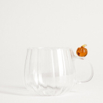 Homla klaas sangaga Pumpkin 750700, 350 ml, l&auml;bipaistev