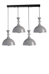 Opviq rippvalgusti 9024-6, hall/must