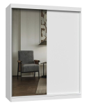 Riidekapp Iga, 160x61x200 cm, valge