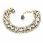 K&auml;ev&otilde;ru naistele DiamondSky &bdquo;Crystal Shackle&ldquo; Swarovski kristallidega