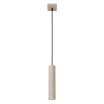 Sollux Lighting ripplamp Lagos 1, hallikaspruun