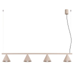 Sollux ripplamp Nox 4L, beež