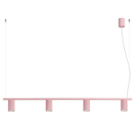 Sollux ripplamp Karbon 4, roosa