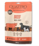 Quattro s&ouml;&ouml;dalisand t&auml;iskasvanud koertele Jerky - Beef Fillets, 130 g