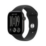 Nutikell Apple Watch Series 12 GPS + Cellular 46mm Black Aluminium Case with Black Sport Band - M/L - MJG94ET/A