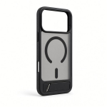 Evelatus Apple iPhone 18 Pro Max Rubber Coated MagSafe With Stand Case Black