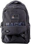 Back Up 6-taskuline koolikott must 23L - Leantoys