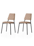 2-osaline s&ouml;&ouml;gitoolide komplekt Lıma - 4552, must/pruun, Tool, Lıma - 4552 V2, 42.5x77.5x54 cm, samet