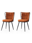 2-osaline s&ouml;&ouml;gitoolide komplekt Kuşaklı - 224, must/oranž, Tool, v&ouml;&ouml;kohaga - 224 V2, 43x82x43 cm, raud