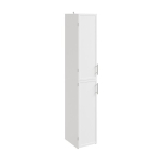 SoBuy k&otilde;rge vannitoakapp 2 ust ja 6 sahtlit valge 30 x 40 x 180 cm
