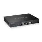 Zyxel XS1930-10-ZZ0101F hallatav l&uuml;liti, L3, 8x10G, 2xSFP+, 200Gbit/s, 16000 kirjet, 44.2W, must