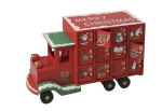 Puidust advendikalender Veoauto, 29 cm