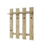 Riidestange Doorset, 105x27x125 cm, pruun