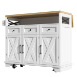 Kaasaegne k&ouml;&ouml;gisaar 118x43x98 cm kokkuklapitavate k&uuml;lgseintega sahtlite ratastega valge k&ouml;&ouml;ki ja s&ouml;&ouml;gituppa